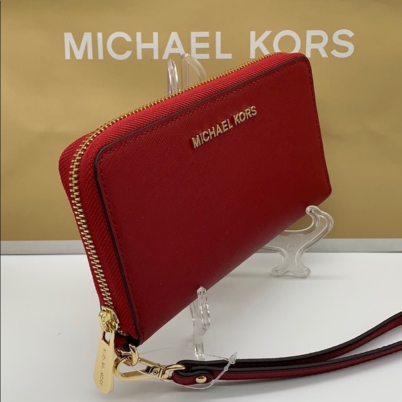 Michael Kors Jet Set Travel Phone Wallet Wristlet - Picture 14 of 16